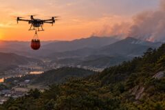 국토부 실증 허용 13건, 야간 산불 드론·신호수 로봇