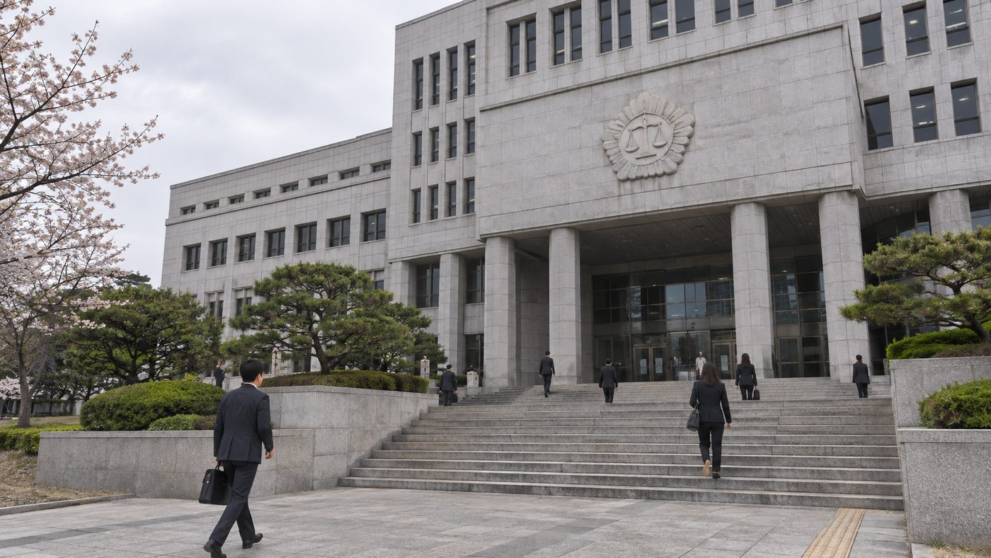 재판 일정이 이어지는 서울의 법원 건물 전경